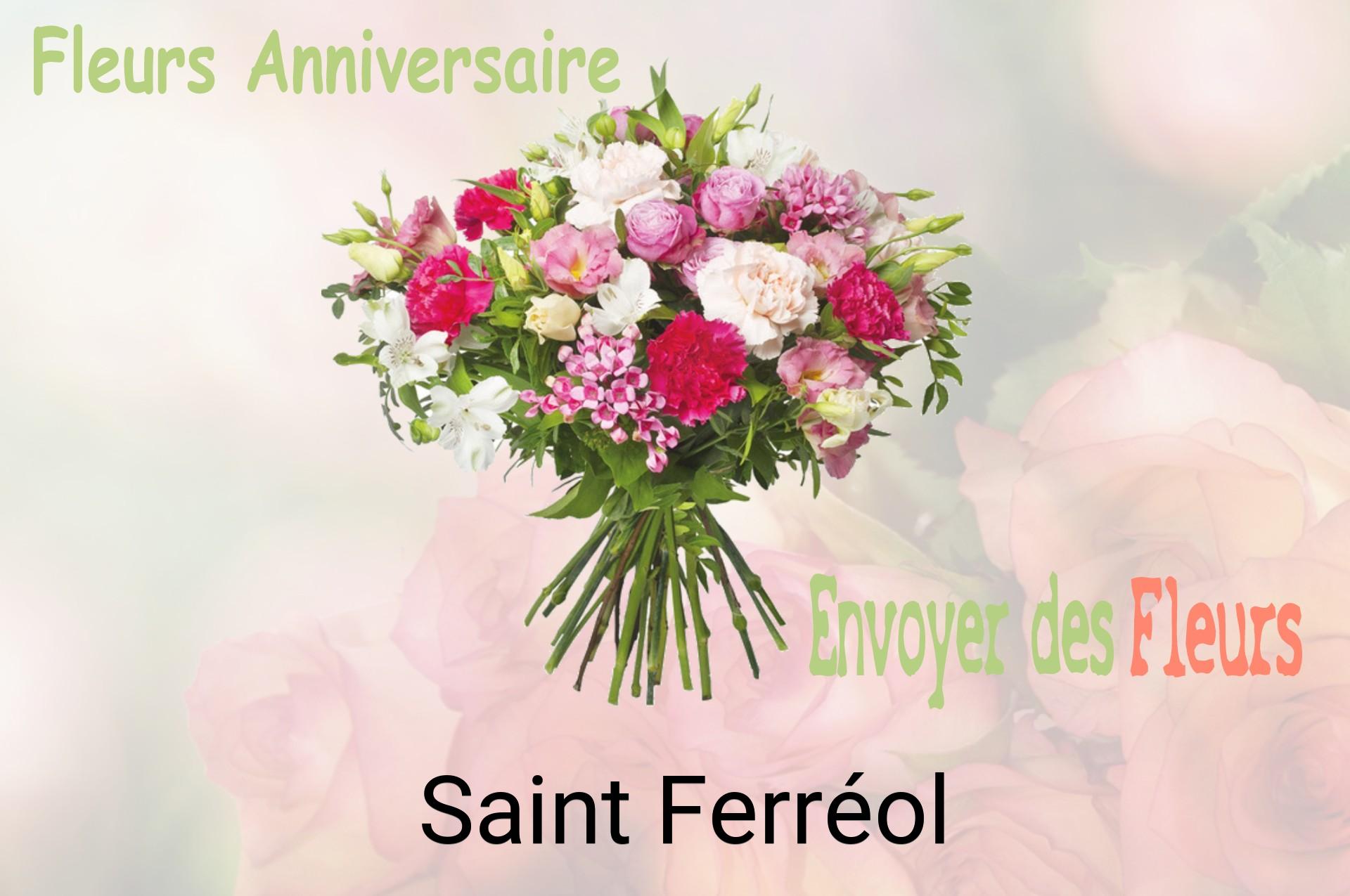 Bouquet de fleurs d’anniversaire livré à Saint-Ferréol