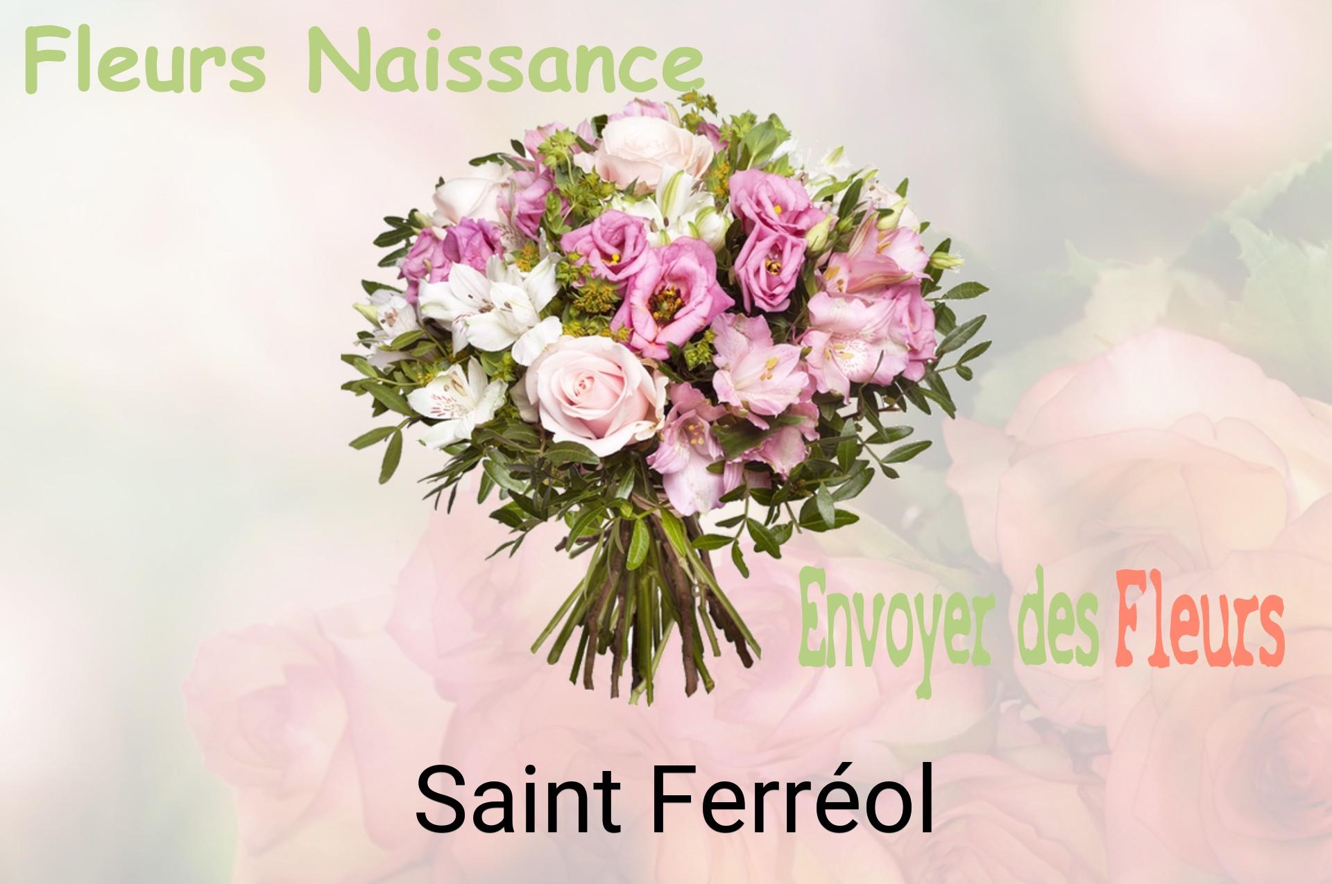 Bouquet de fleurs de naissance livré à Saint-Ferréol